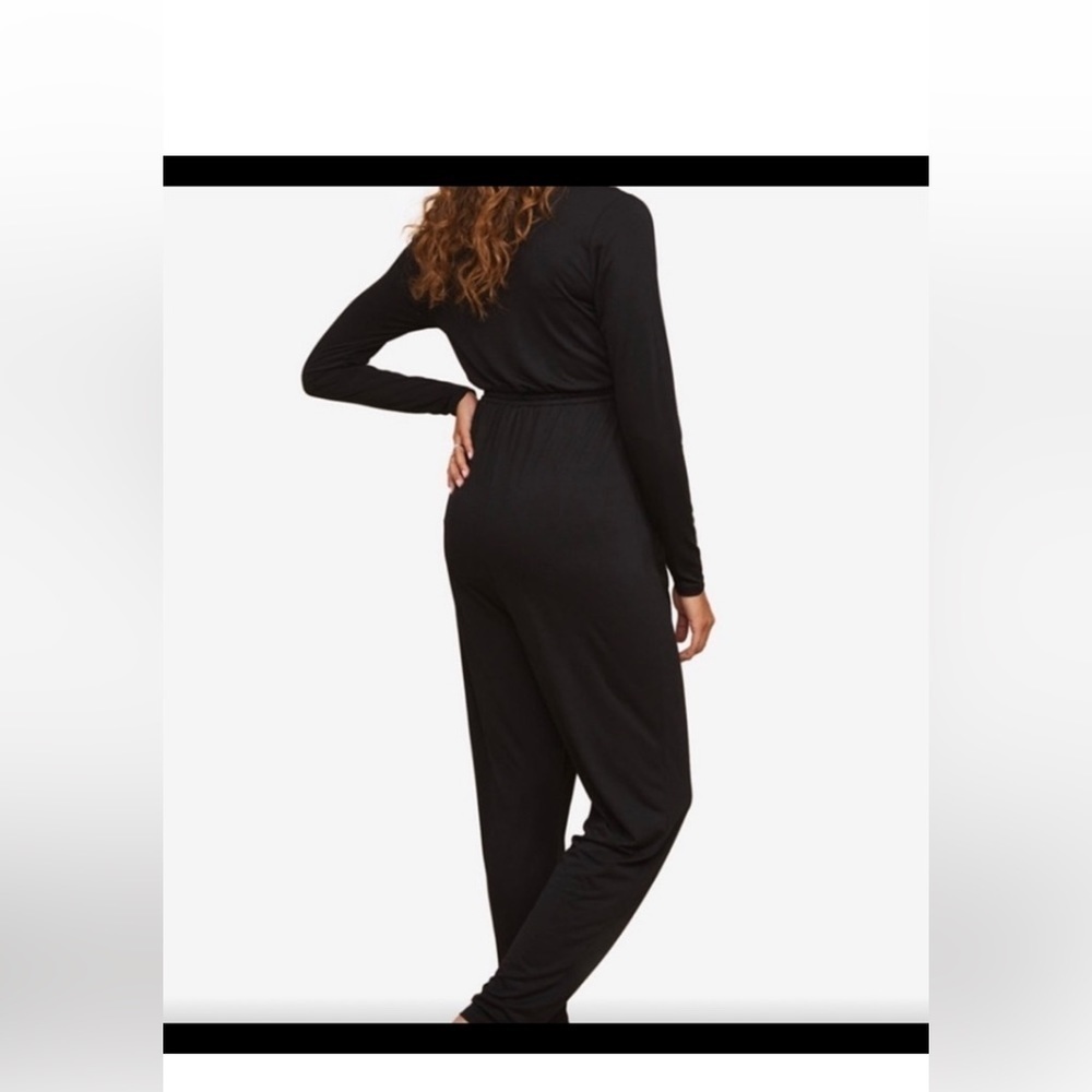 Motherhood Maternity long sleeve Jumpsuit /romper - Picture 2 of 8